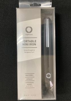 【※沖縄・離島への発送不可※】【新品/在庫あり】アゲツヤミニポップ アゲツヤポータブルミニアイロン HS100-2FB [black]