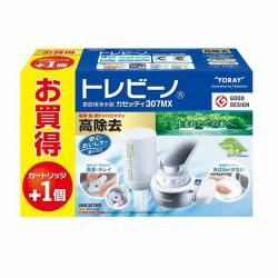 【新品/在庫あり】東レ トレビーノ カセッティ 307MX カートリッジ2コ付 MK307MX-MXSET　家庭用浄水器