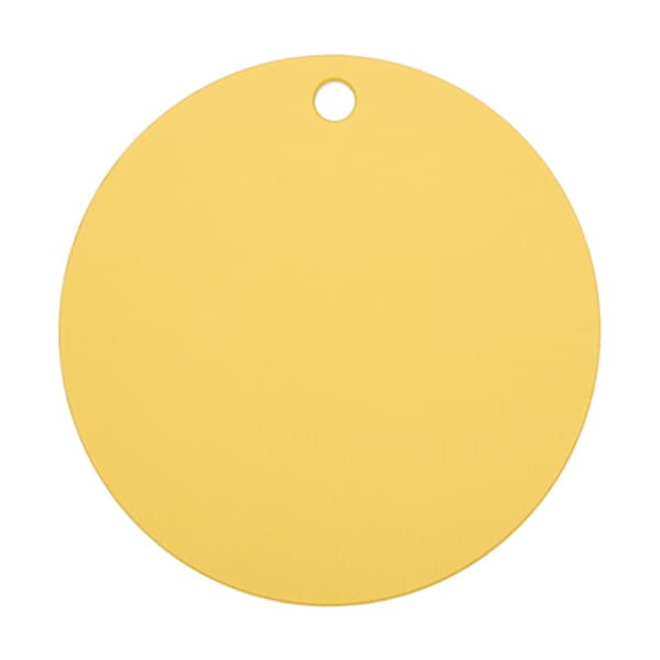 栗原はるみ　まな板（丸）35ｃｍ　マスタード