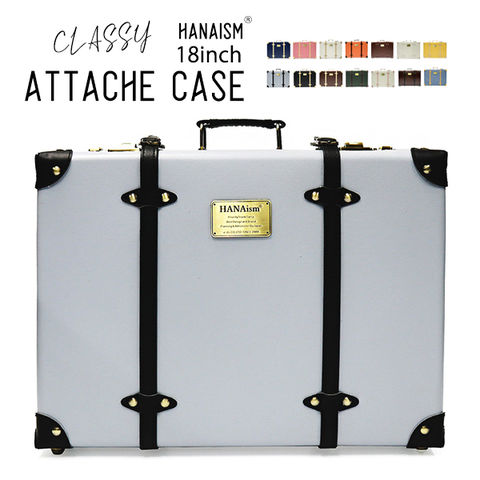 【ハナイズム】 アタッシュケース ショルダーバッグ ショルダー アルミフレーム ビジネスバッグ メンズ ブリーフケース メンズ ダイヤル錠 書類 書類ケースロック付き HANAism 15/グレー 【NNTC】 トラベルソムリエ