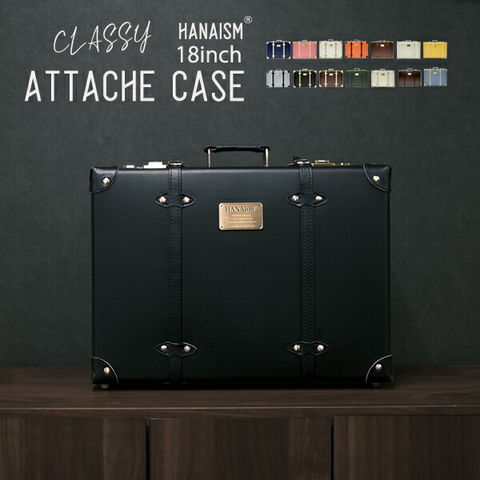 【ハナイズム】 アタッシュケース ショルダーバッグ ショルダー アルミフレーム ビジネスバッグ メンズ ブリーフケース メンズ ダイヤル錠 書類 書類ケースロック付き HANAism 13/ブラック 【NNTC】 トラベルソムリエ