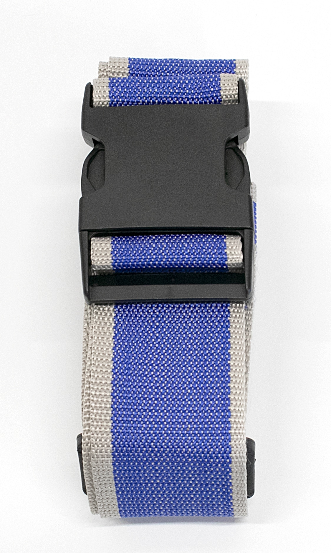 スーツケースベルト キャリーバッグベルト 十字型 かんたん カラフル おしゃれ ロック付き メール便送料無料 盗難防止 防犯対策 荷崩れ防止 旅行用品 海外旅行 虹色 ネオンカラー ストライプ トラベルグッズ【suitcasebelt02】ロックなし 12/ブルー×グレー