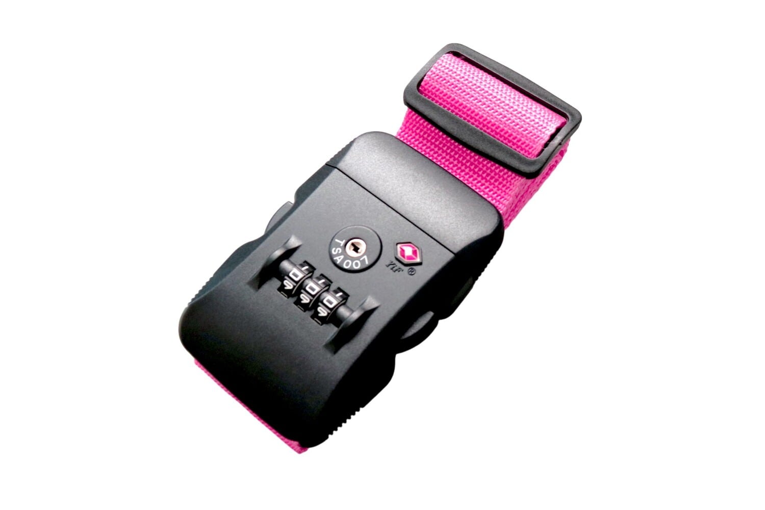 スーツケースベルト キャリーバッグベルト シンプル かんたん カラフル おしゃれ ロック付き メール便送料無料 盗難防止 防犯対策 荷崩れ防止 旅行用品 海外旅行 TSAロック ネオンカラー ストライプ トラベルグッズ【suitcasebelt03】6/ピンク