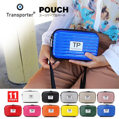 【トランスポーター】 ショルダーバッグ スーツケース 型 スマホショルダー 2way ポーチ 小物入れ 可愛い Transporter【TP】 02/ネイビー トラベルソムリエ