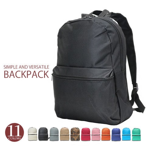 リュック 大容量 シンプル バックパック デイバッグ 軽量 生活防水 カジュアルバッグ 通学 通勤 メンズ レディース リュックサック カバン 鞄 バック 旅行グッズ おしゃれ かわいい 実用的 【hr-1】 ブラック トラベルソムリエ