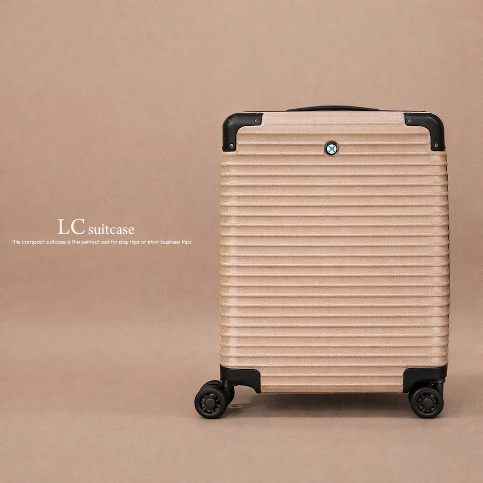スーツケース 機内持ち込み SSサイズ 軽量 キャリーケース TSAロック 1～3泊用 小型 18インチ ハードケース 出張 旅行 国内 海外 Transporter 送料無料【1年保証】【LC18】 3/シャンパン トラベルソムリエ t-ss2