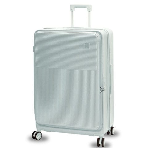 スーツケース Lサイズ フロントオープン 拡張機能 キャリーケース 28インチ 多機能 静音 軽量 旅行バッグ 大容量 【LH003-L】 ミントグリーン トラベルソムリエ