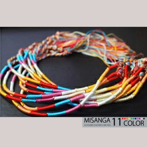 カラフル ミサンガ 足首 アンクレット アクセサリー メール便【一回のご注文100個まで送料220円】 4/サンシャイン トラベルソムリエ