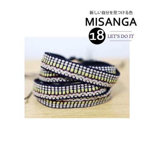 ミサンガ ブレスレット アンクレット アクセサリー メール便【一回のご注文50個まで送料220円】misanga-d 9/カームボーダー トラベルソムリエ