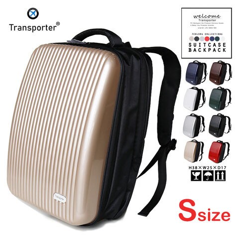 【トランスポーター】 リュック リュックサック Sサイズ バックパック 大容量 通学 通勤 丈夫 Transporter【PR01-s】 シャンパン トラベルソムリエ
