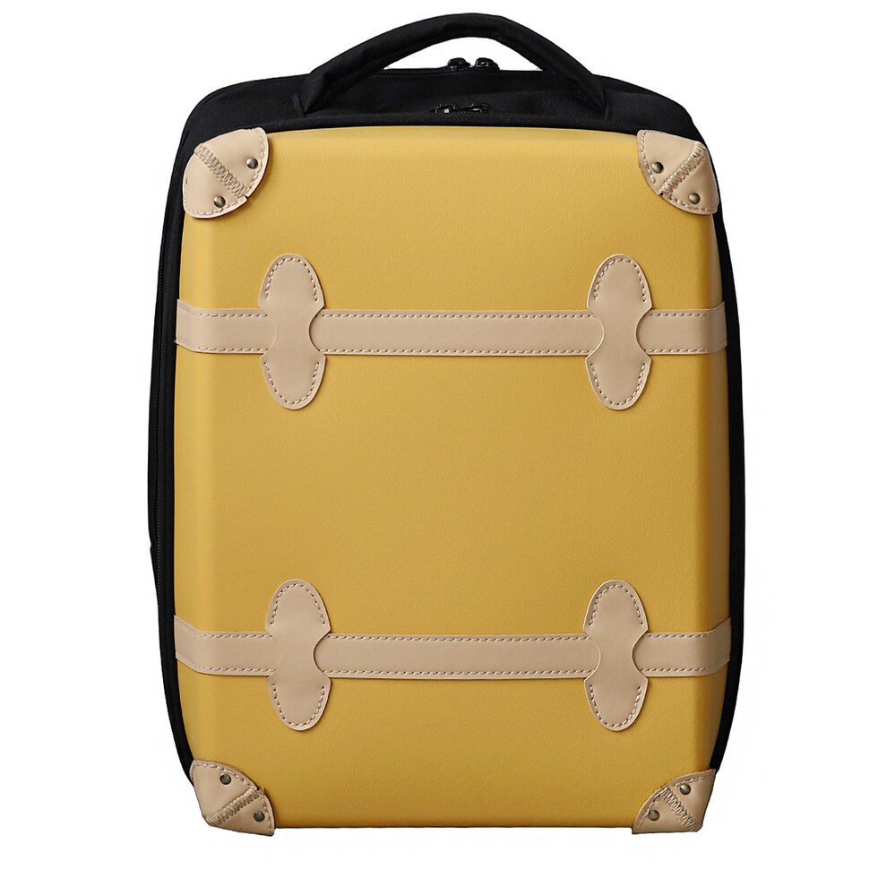 リュックサック ショルダーバッグ バックパック キャリーバッグ 軽量 大容量 多機能 キャリーオンケース デイバッグ レディースバッグ メンズバッグ かばん 鞄 バッグ 旅行 ビジネス 出張 国内旅行 レトロ HANAism【NNQ1】 イエロー トラベルソムリエ t-bp3