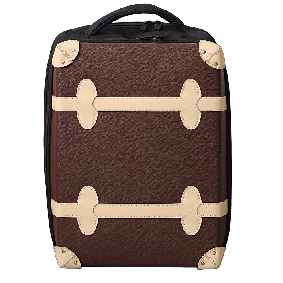 リュックサック ショルダーバッグ バックパック キャリーバッグ 軽量 大容量 多機能 キャリーオンケース デイバッグ レディースバッグ メンズバッグ かばん 鞄 バッグ 旅行 ビジネス 出張 国内旅行 レトロ HANAism【NNQ1】 ブラウンベージュ トラベルソムリエ t-bp3