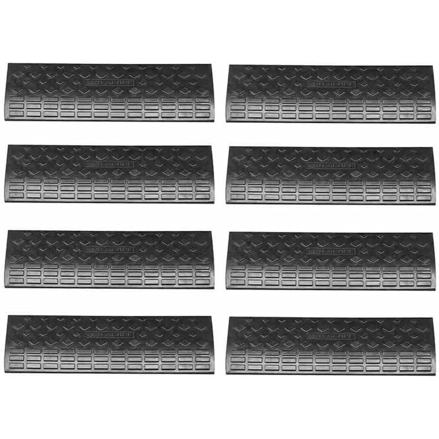 【8個セット】スロープ 段差 幅約60cm 高さ約5cm用 滑り止め ゴム製 日用品 送料無料 ※北海道、沖縄県、離島を除く 【ロジ発送】 トラベルソムリエ