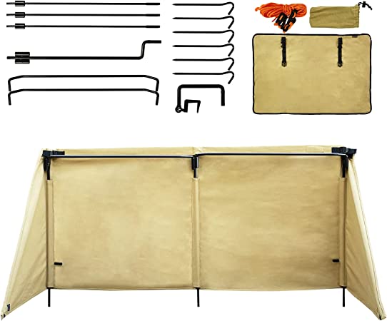 陣幕 焚火陣幕 難燃 ウインドスクリーン ウインドリフレクター 軽量コンパクト アウトドア 送料無料 ※北海道、沖縄県、離島を除く 【ロジ発送】 トラベルソムリエ