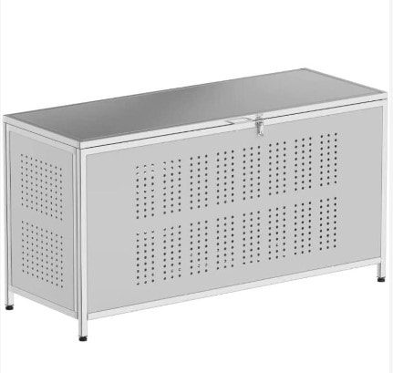 ゴミ箱 屋外 大きい カラス除け ゴミ 荒らし 防止 ごみふた付き 組立式約350L 日用品 送料無料 ※北海道、沖縄県、離島を除く 【ロジ発送】 トラベルソムリエ