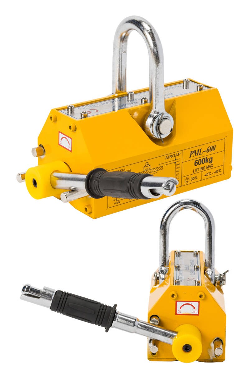 永磁 リフティングマグネット 約600kg 超強力 永久磁石 吊り下げ式 電源不要 リフマグ 工業用 送料無料 ※北海道、沖縄県、離島を除く 【ロジ発送】 トラベルソムリエ