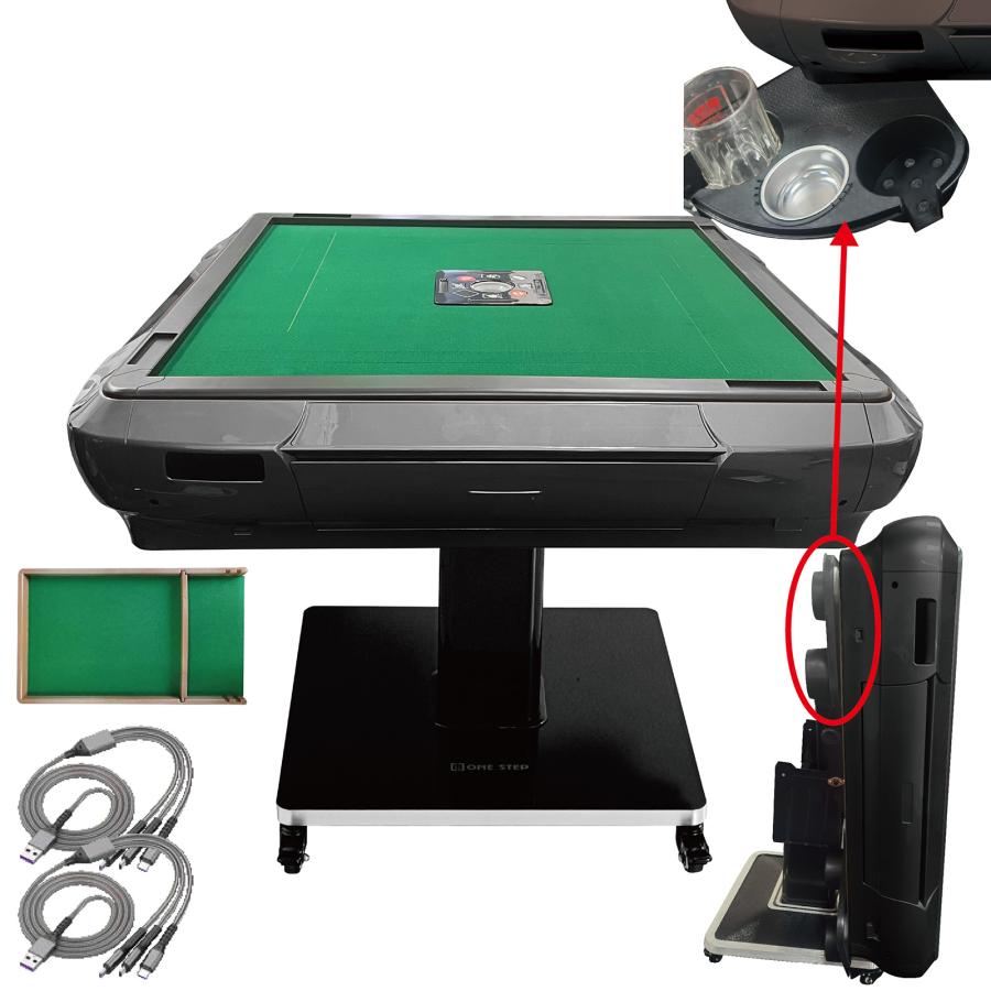 全自動麻雀卓 麻雀卓 麻雀台 静音 家庭用 マージャン卓 マージャン 麻雀 スポーツ用具 送料無料 ※北海道、沖縄県、離島を除く【ロジ発送】ブラック(28mm)) トラベルソムリエ