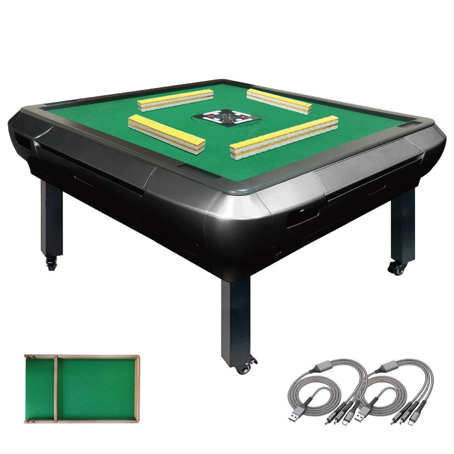 全自動麻雀卓 麻雀卓 麻雀台 静音 家庭用 マージャン卓 マージャン 麻雀 ハーフレッグ スポーツ用具 送料無料 ※北海道、沖縄県、離島を除く【ロジ発送】ブラック(33mm) トラベルソムリエ