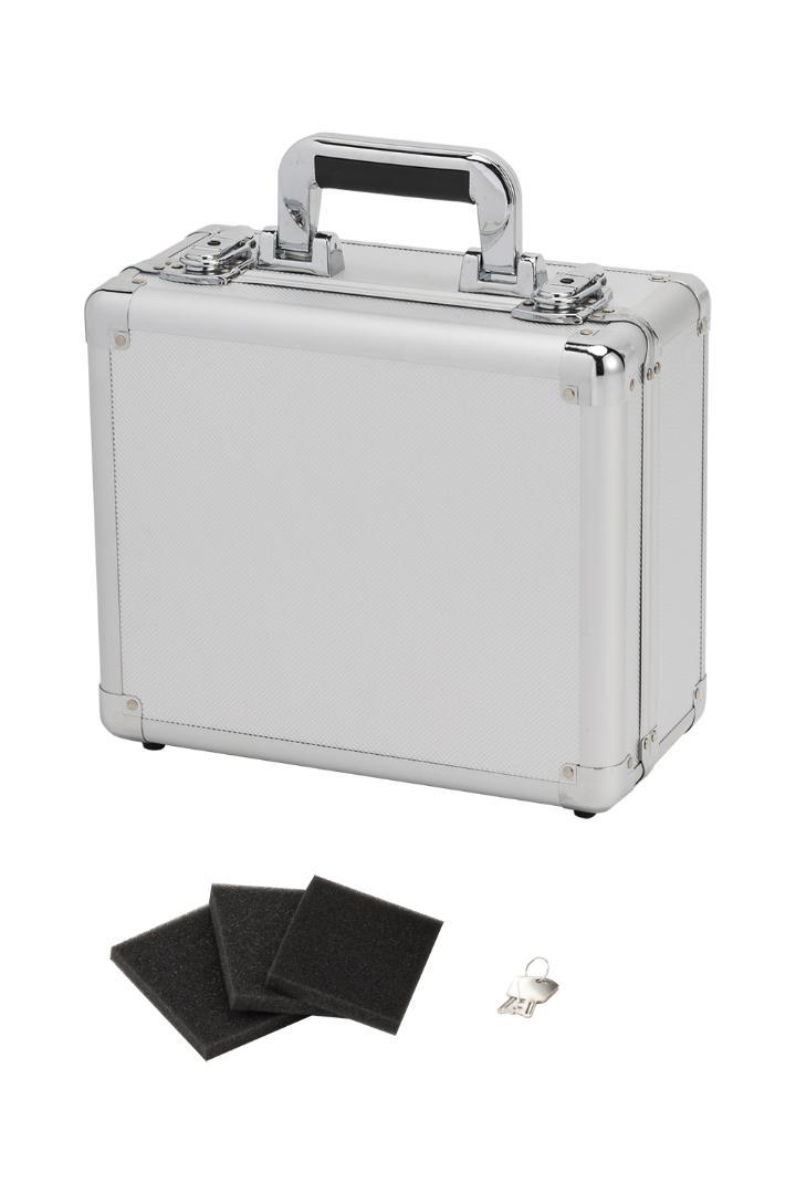 トレーディングカード ケース カードケース マグネットローダー専用ケース 鍵付き 強化アルミ 35PT 最大約84枚 玩具 送料無料 ※北海道、沖縄県、離島を除く 【ロジ発送】 シルバー トラベルソムリエ