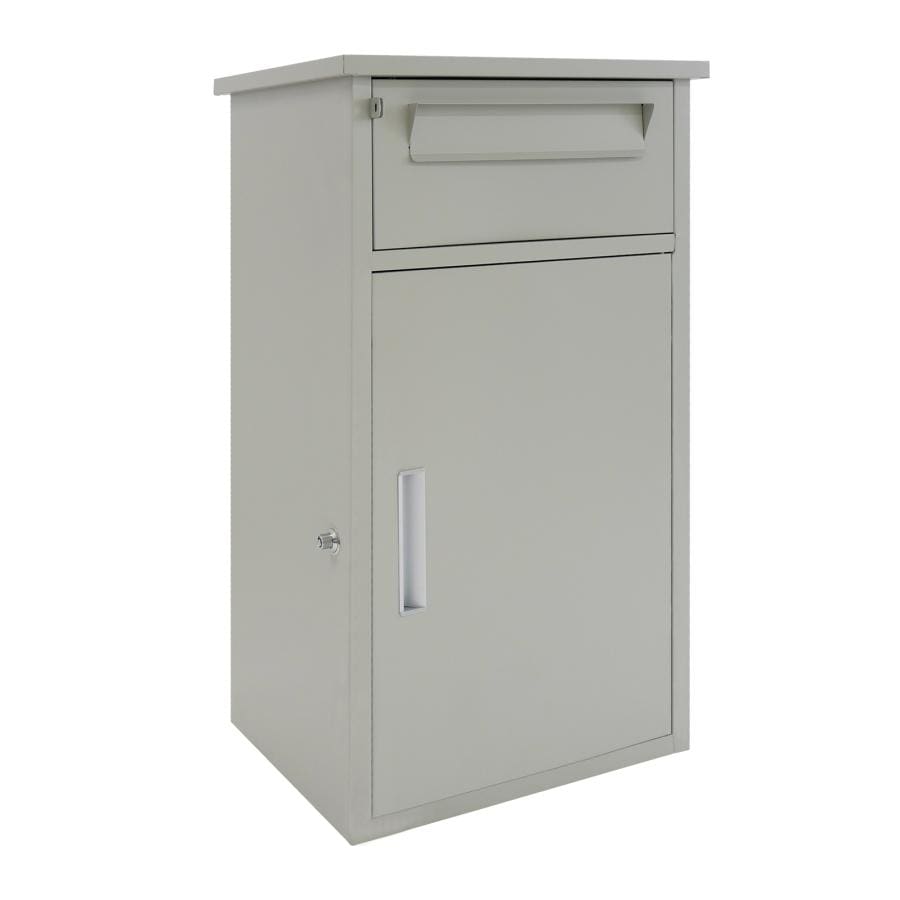 宅配ボックス 戸建 ポスト一体型 屋外 大容量 大型 後付け 防水 置き型 ネコラクボックス 置き配ボックス  NR-105 家具 送料無料 ※北海道、沖縄県、離島を除く 【ロジ発送】 NR105グレージュ トラベルソムリエ