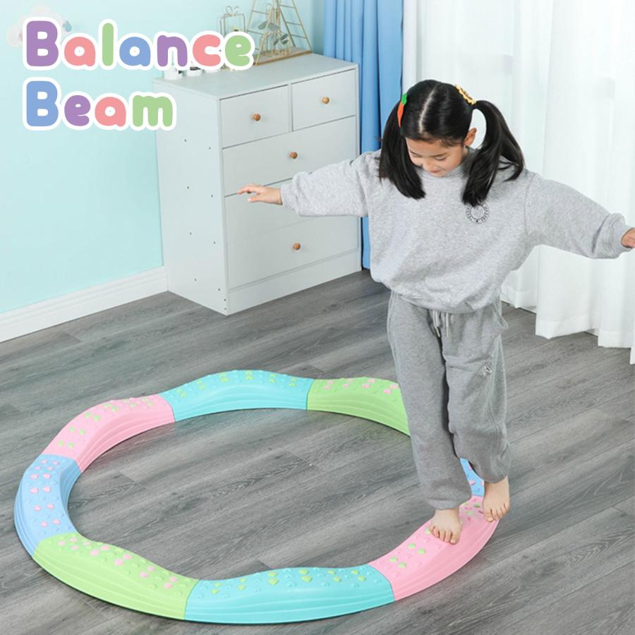 知育 玩具 バランスストーン 平均台 バランスブロック 室内 室外 体幹 バランス 運動 飛び石 こども 子供 幼児 スポーツ用品 玩具 送料無料 ※北海道、沖縄県、離島を除く 【ロジ発送】丸型(8点セット) トラベルソムリエ