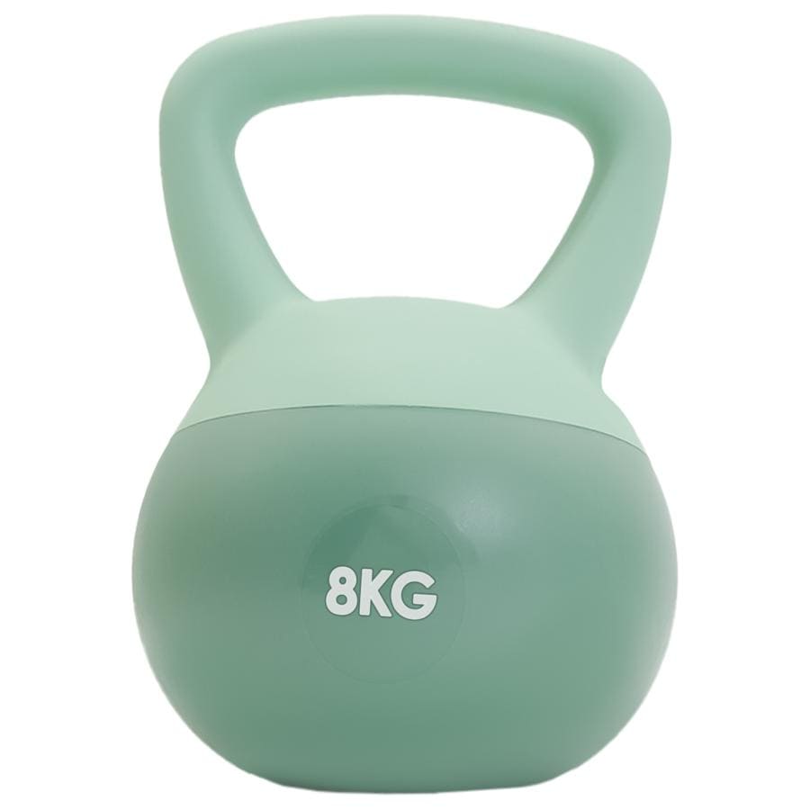 ケトルベル 8kg ソフトケトルベル ダンベル 鉄アレイ 筋トレ ダイエット 筋力トレーニング 体力アップ 送料無料 ※北海道、沖縄県、離島を除く【ロジ発送】グリーン トラベルソムリエ