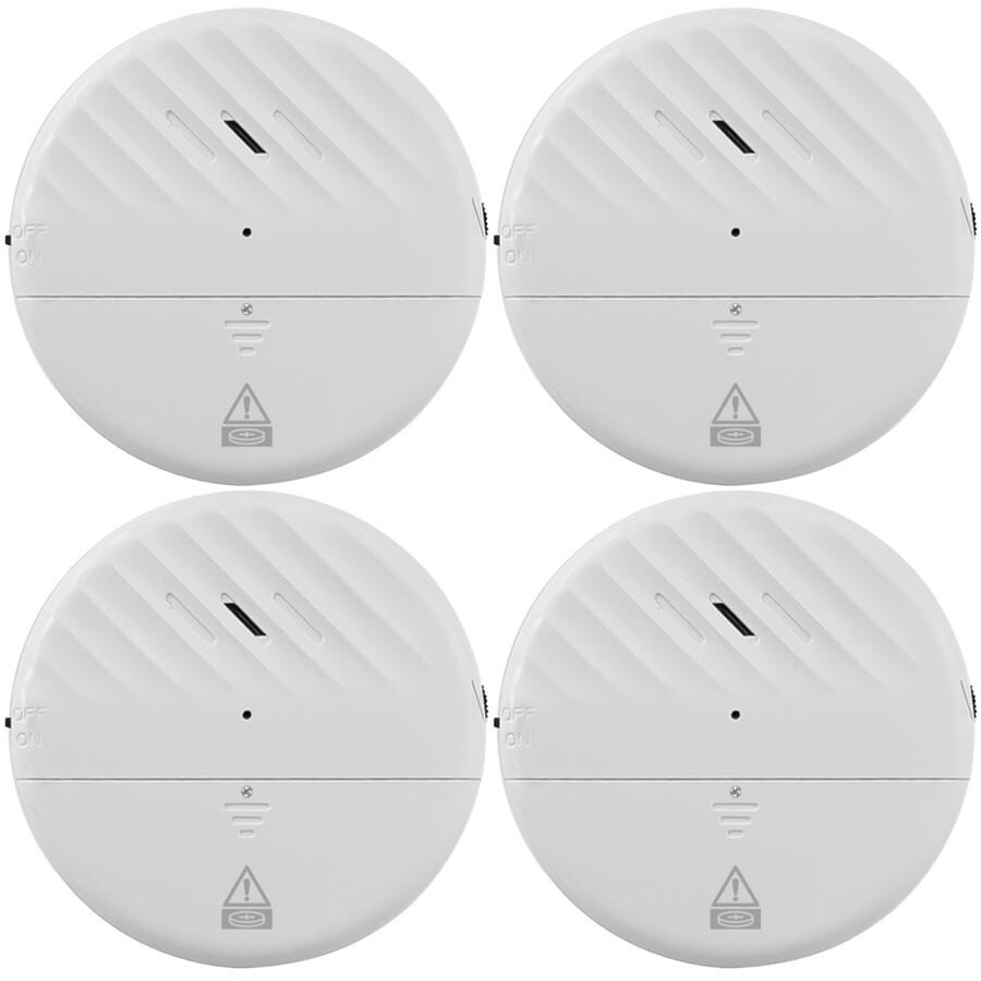 防犯アラーム 防犯ブザー 衝撃検知 振動 窓 衝撃 ドア センサー 窓用 家用 大音量 ワイヤレス 防犯センサー 日用品 【4個セット】送料無料 ※北海道、沖縄県、離島を除く 【ロジ発送】ホワイト トラベルソムリエ