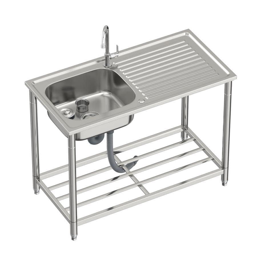 ステンレス 簡易 流し台 蛇口水栓付き 屋外 簡易式 シンク ガーデンシンク 送料無料 ※北海道、沖縄県、離島を除く 【ロジ発送】 トラベルソムリエ