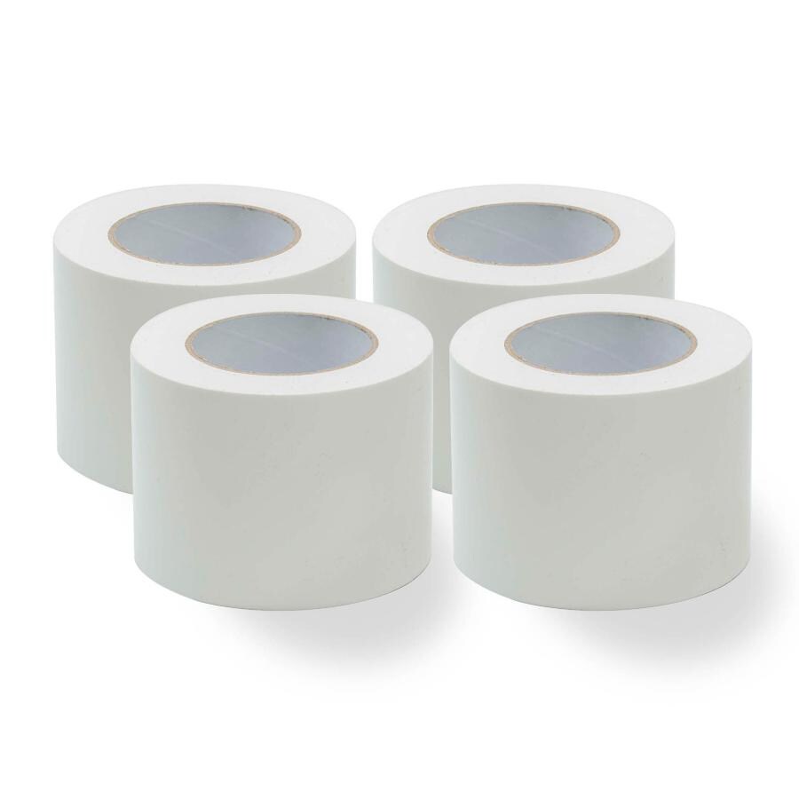 幅広 布テープ ガムテープ 梱包テープ 粘着テープ 防水 強力 ホワイト 【4個セット】送料無料 ※北海道、沖縄県、離島を除く 【ロジ発送】 トラベルソムリエ