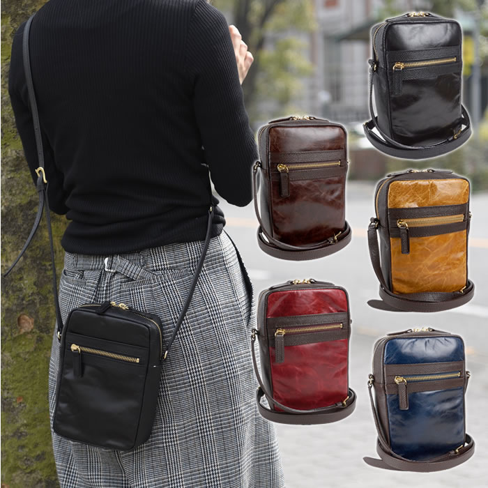 バッグ ショルダーバッグ レディース かばん 鞄 カバン 軽い 柔らかい 本革 梅雨対策 メンズ 日本製 馬革 軽量 LTD リミテッド paccapacca 母の日 プレゼント クリスマス