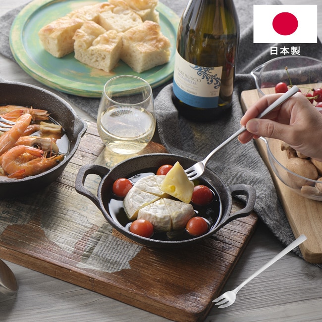 フォーク and アンド ステンレス柄の長いフォーク AN0208 日本製 18-8 ステンレス製 ロングタイプ フォーク チーズフォンデュ アヒージョ 取り分けフォーク 食洗器対応 シンプル おしゃれ ヨシカワ キッチンツール シンプル 【ゆうパケット送料無料】[RSL]