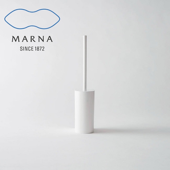 マーナ MARNA SLIM トイレブラシ トイレ掃除用品 トイレブラシセット シンプル オシャレ 衛生 大掃除 ホワイト w201