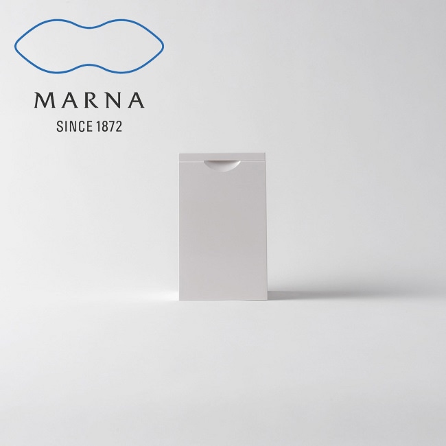マーナ MARNA スクエア トイレポット トイレ掃除用品 1.5リットル 1.5L ゴミ袋が見えない 衛生用品 サニタリー用品 ゴミ箱 ミニ シンプル 日本製 ホワイト w062