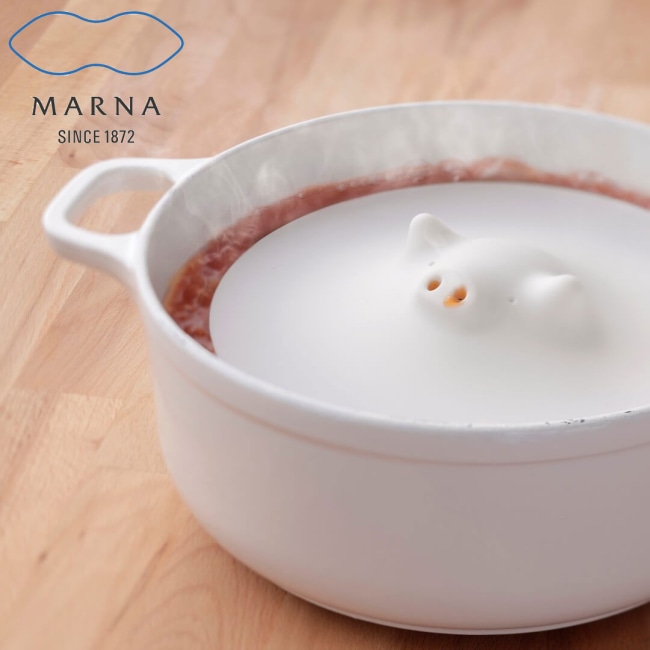 マーナ MARNA ブタの落としぶた 17.5cm 食洗器対応 電子レンジ対応 煮物 煮込み料理 シリコン ラップ 蓋 おしゃれK092