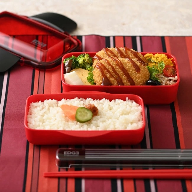 弁当箱 【25】エッジ ドーム2段ランチボックス 850ml お弁当箱 ランチ