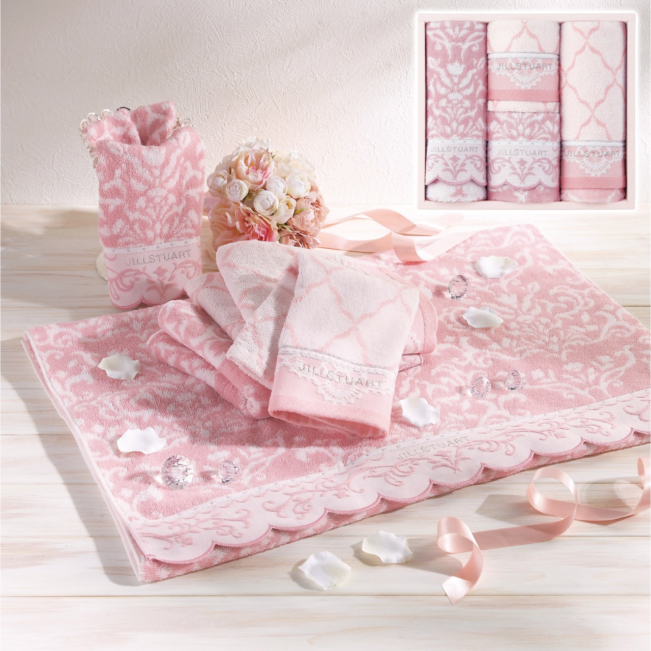 フェイス・ウォッシュタオルセット ジルスチュアート ギフト プレゼント 贈り物 贈呈 ご褒美 【代引不可】