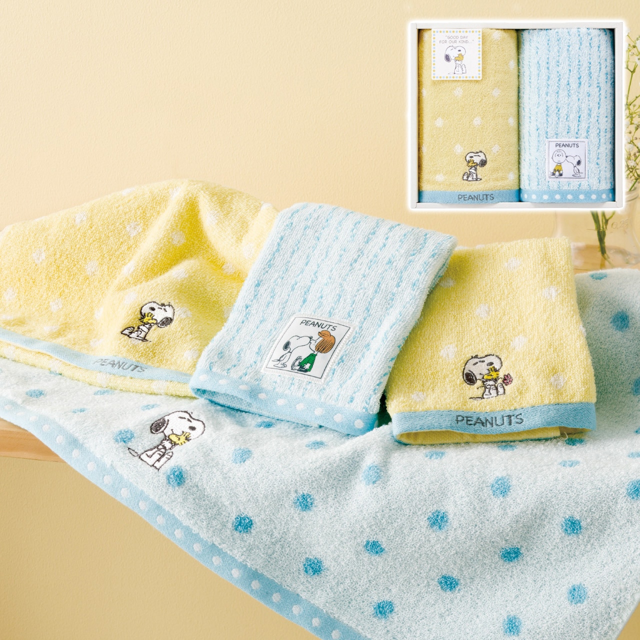 フェイスタオル 2枚セット スヌーピー ギフト プレゼント 贈り物 贈呈 ご褒美 【代引不可】