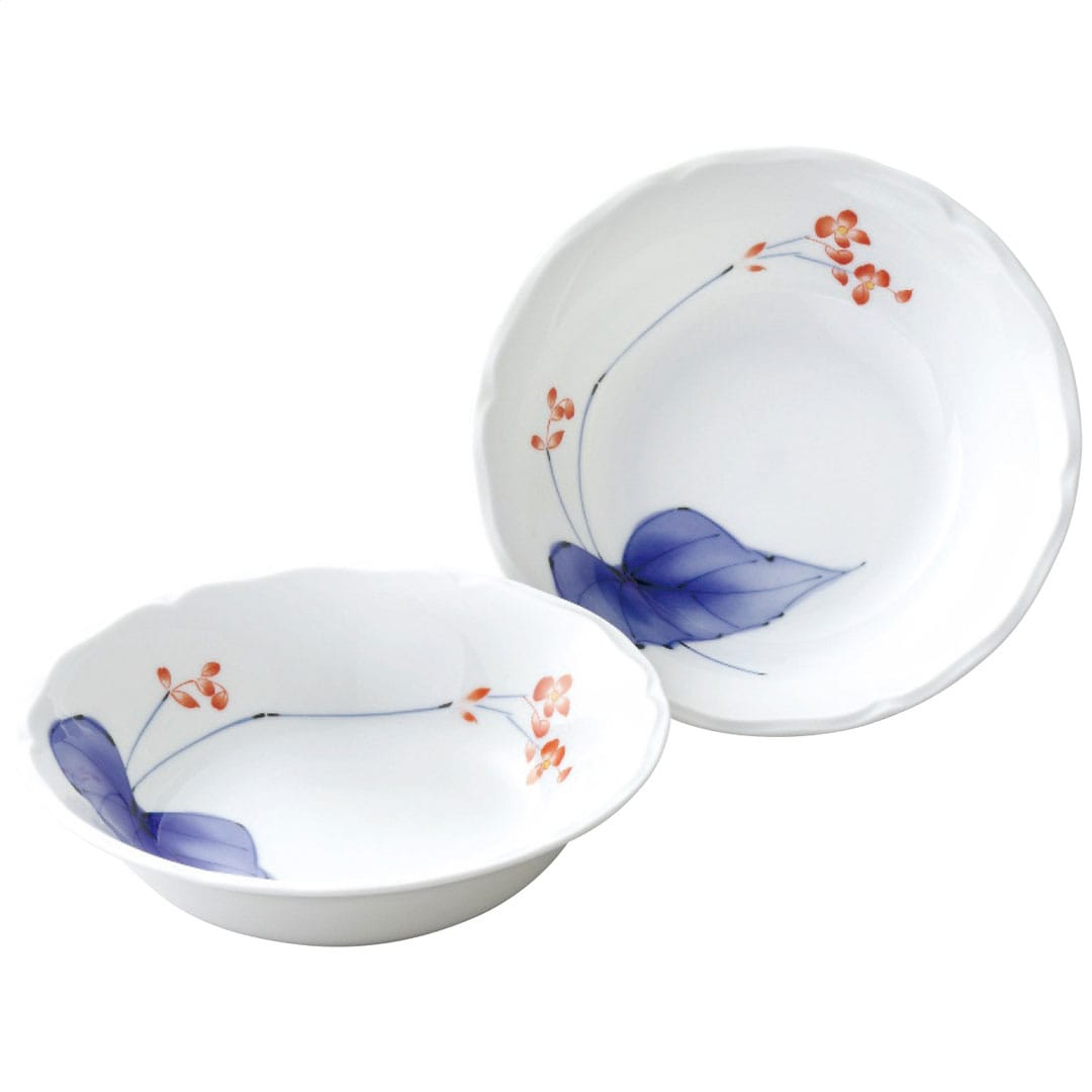 相思花 ペアボウル 香蘭社 ギフト プレゼント 贈り物 贈呈 ご褒美 【代引不可】