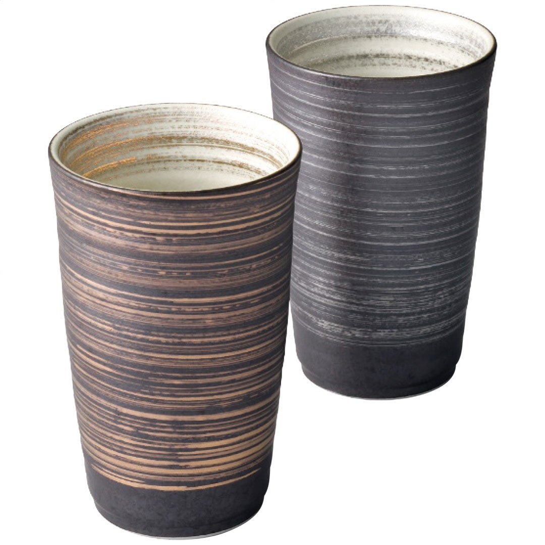 金銀刷毛 ペア陶酒杯 有田焼 ギフト プレゼント 贈り物 贈呈 ご褒美 【代引不可】