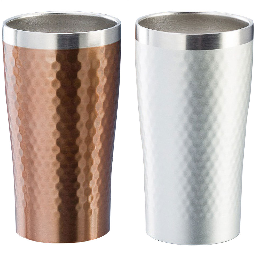 ペアメタルサーモタンブラー340ml リュクス ギフト プレゼント 贈り物 贈呈 ご褒美 【代引不可】