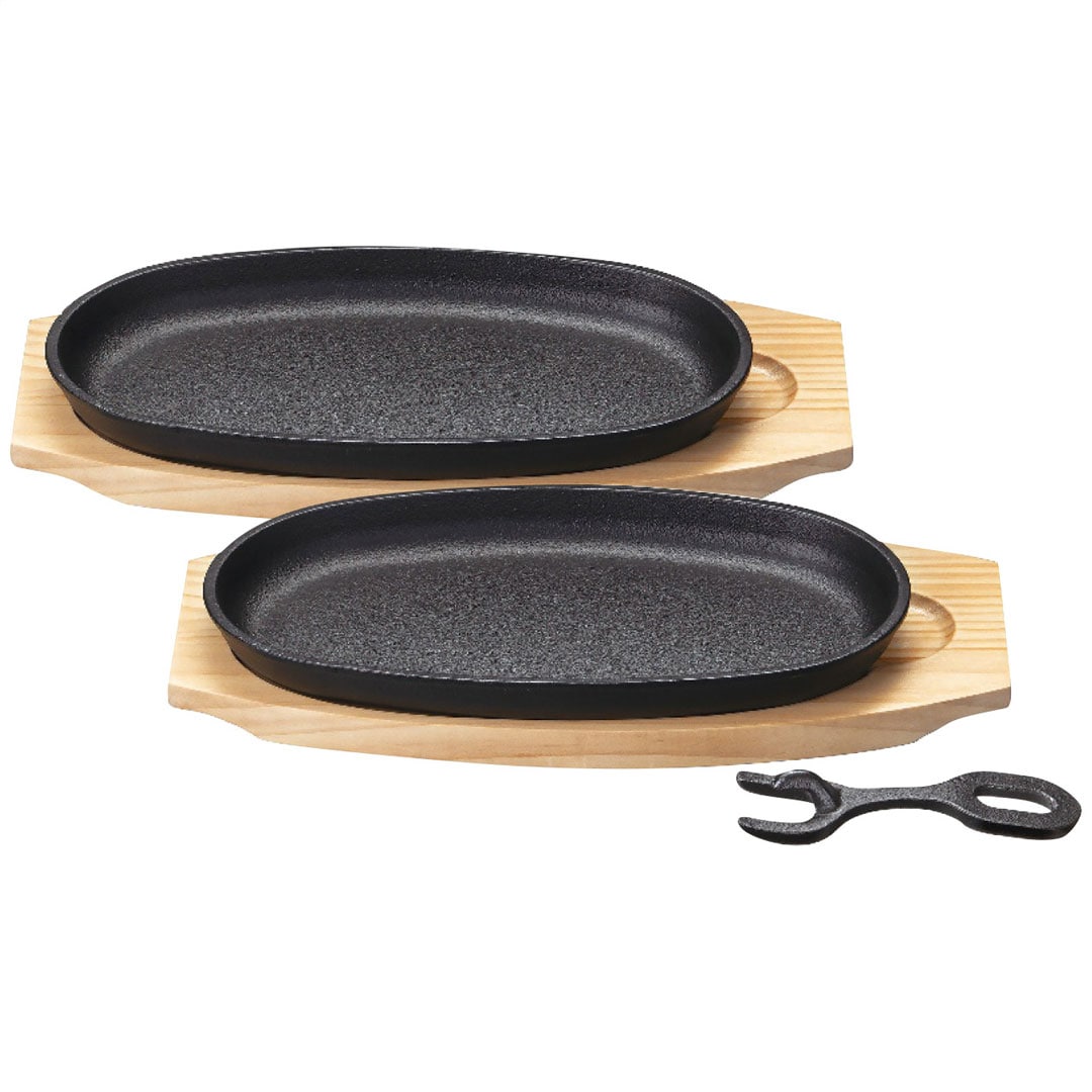 鉄鋳物小判ステーキ2枚セット ギフト プレゼント 贈り物 贈呈 ご褒美 【代引不可】