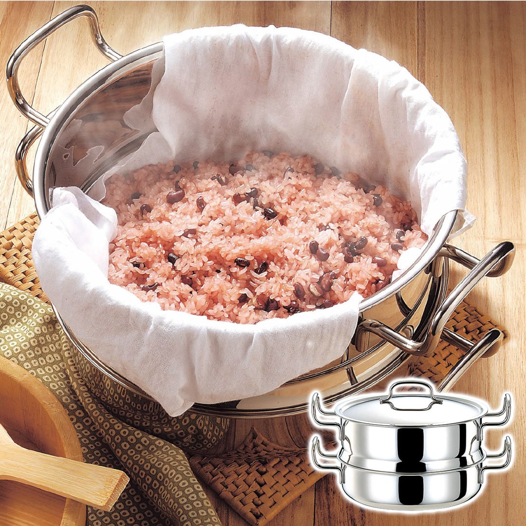 全面7層 蒸し器付鍋25cm ジオ・プロダクト ギフト プレゼント 贈り物 贈呈 ご褒美 【代引不可】