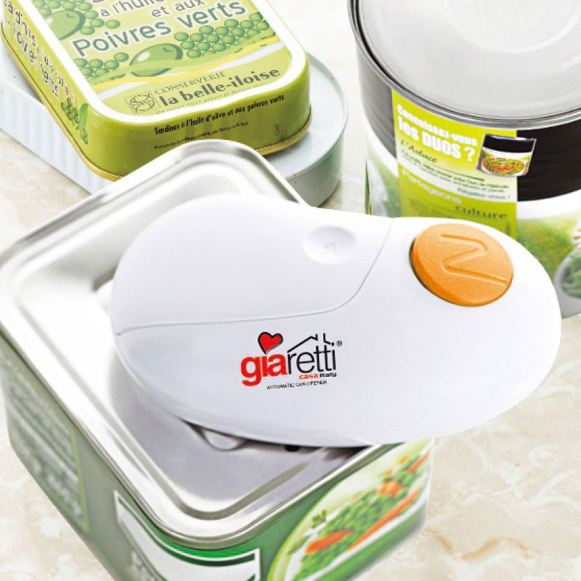 自動缶オープナー ジアレッティ ギフト プレゼント 贈り物 贈呈 ご褒美 【代引不可】