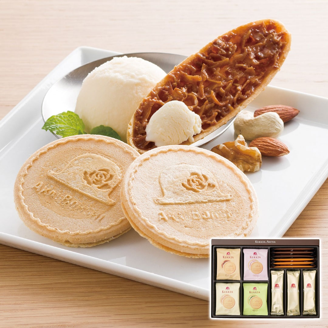 クッキア&ナッティア 35枚入 赤い帽子 ギフト プレゼント 贈り物 贈呈 ご褒美 【代引不可】