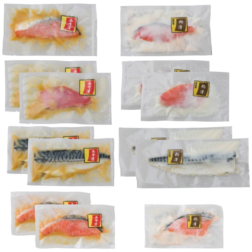 漬け魚味噌漬 粕漬詰合せ SMK-100a 代引不可 同梱不可