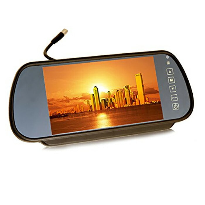 バックミラーモニター 7インチ (M0710) 【代引不可】【同梱不可】