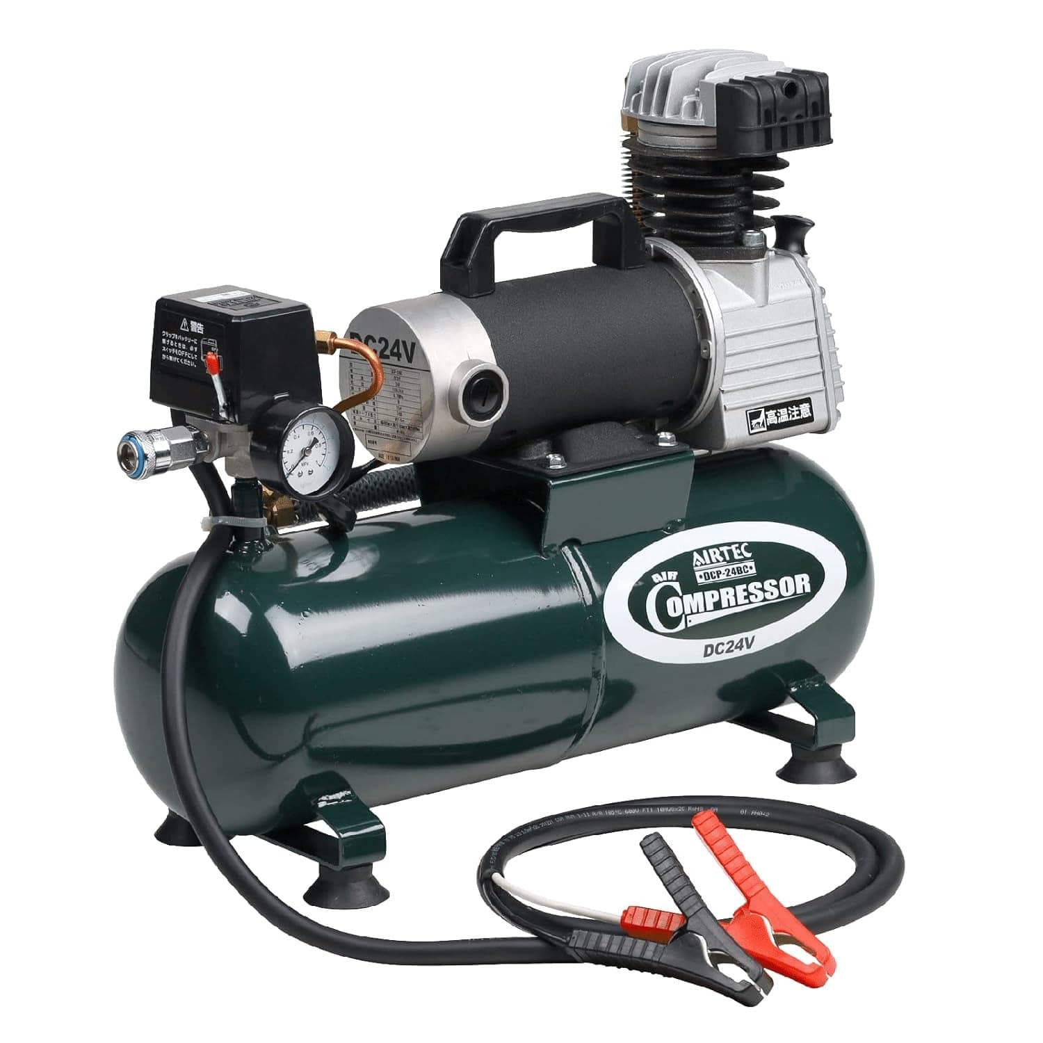 24V・DCエアーコンプレッサー 740080 エアコンプレッサー DC24V用 NAKATOMI DCP-24BC 【代引不可】