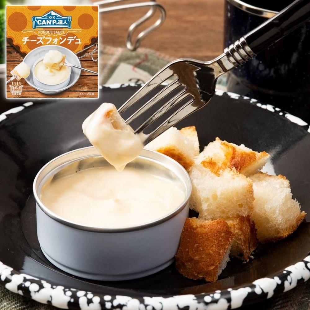 "CAN"Pの達人 チーズフォンデュ 80g 1缶～24缶 国分 K&K 缶詰め アウトドア キャンプ キャンプ飯 0517279