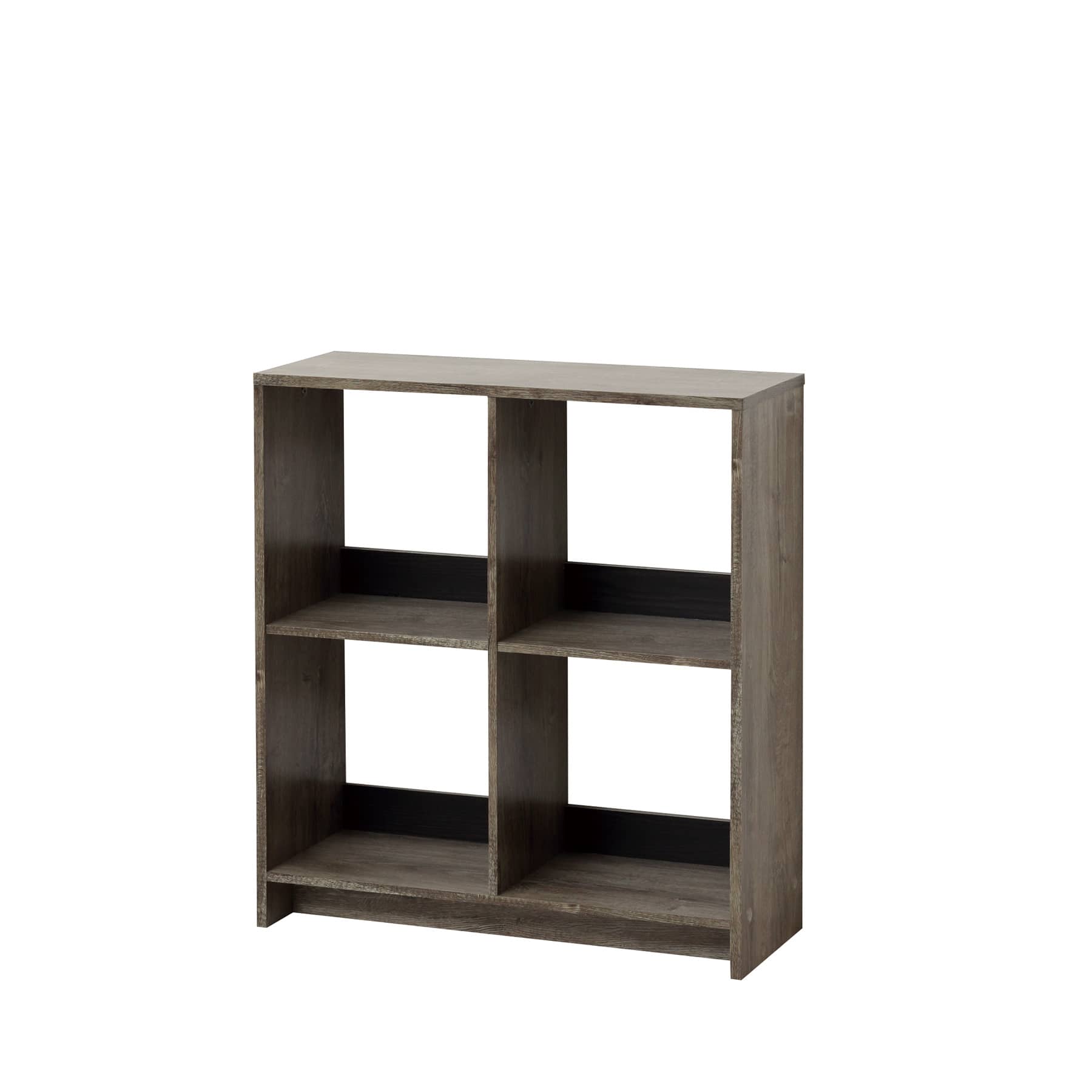 オープンラック 4マス 収納 ディスプレイラック 魅せる収納 小物置 雑誌 収納棚 Bamboo 12147 【代引不可】