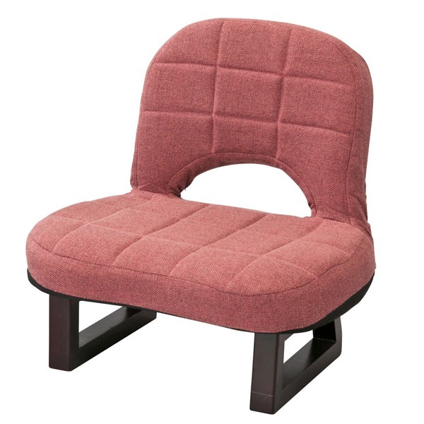 ゆったりと座ることができます 背もたれ付正座椅子 LSS-23RD【代引不可】